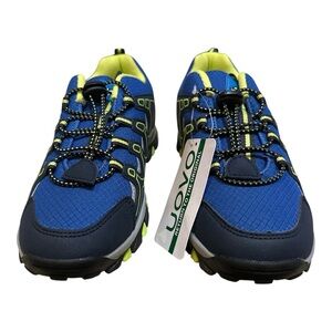 UOVO Kids Trail Sneakers Blue & Neon Green EU 36 US 3.5